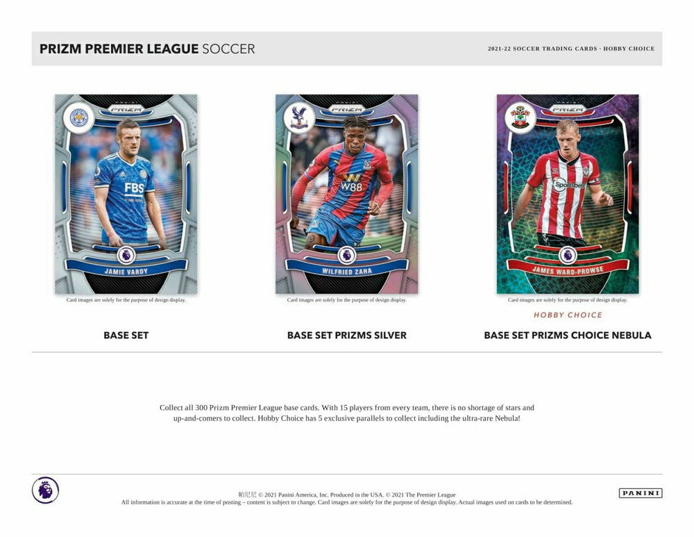 2021/22 Panini Prizm Premier League EPL Soccer Choice Hobby Box Classic