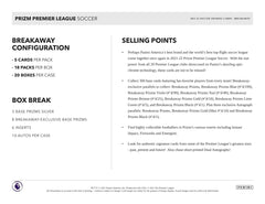 2021/22 Panini Prizm Premier League EPL Soccer Breakaway Box Fashion