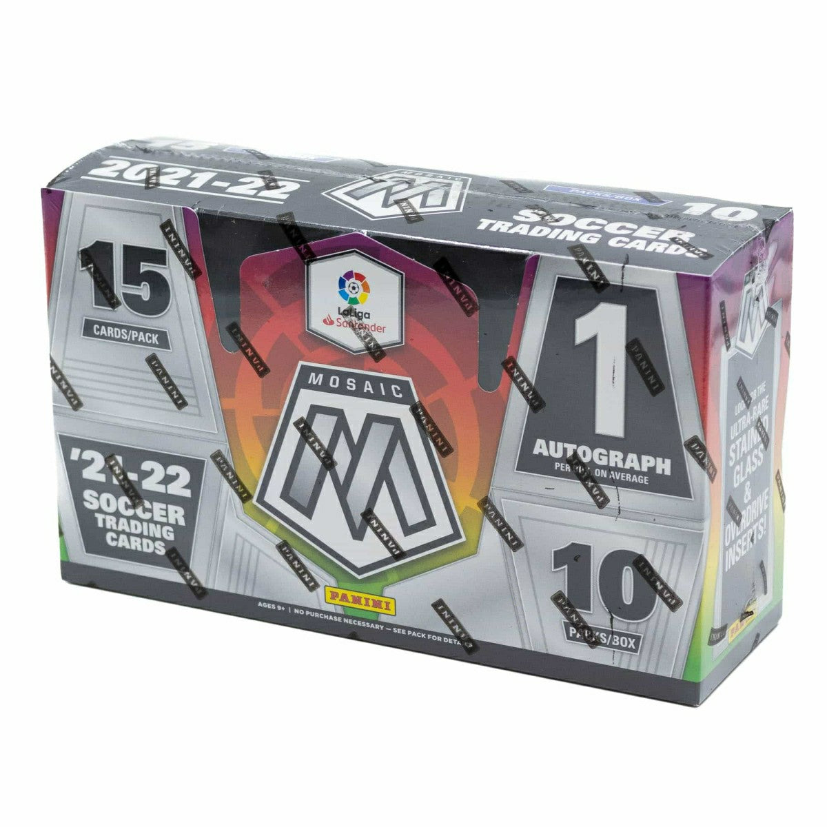 2021/22 Panini Mosaic La Liga España Soccer Hobby Box Taass US