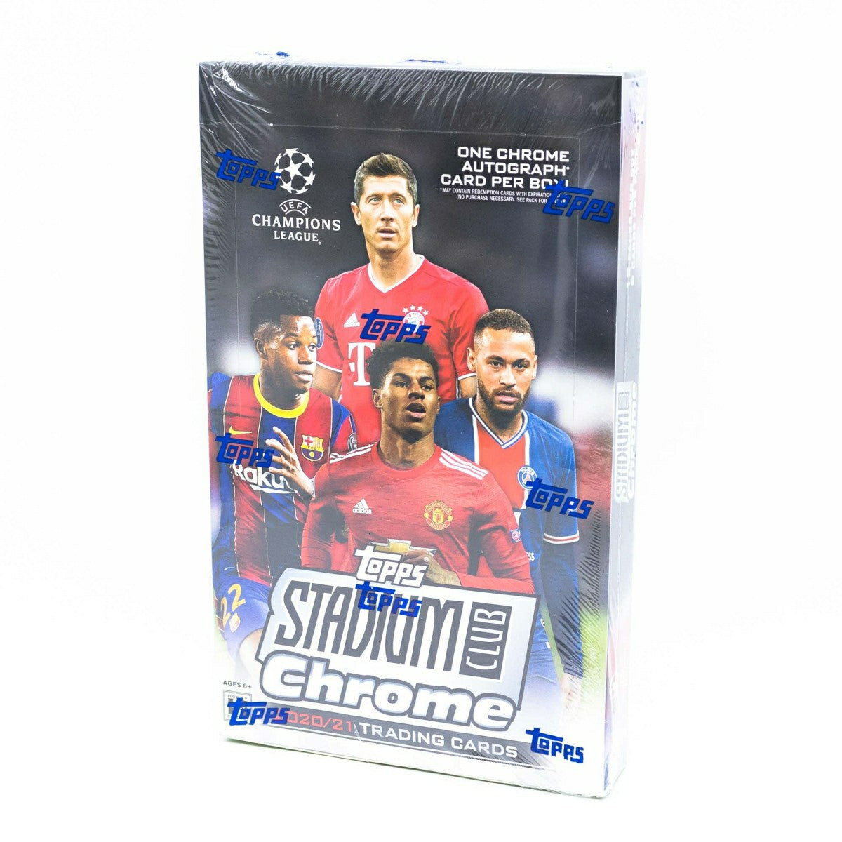 2020/21 Topps UEFA Stadium Club Chrome Champions League Soccer Hobby Box Taass sale