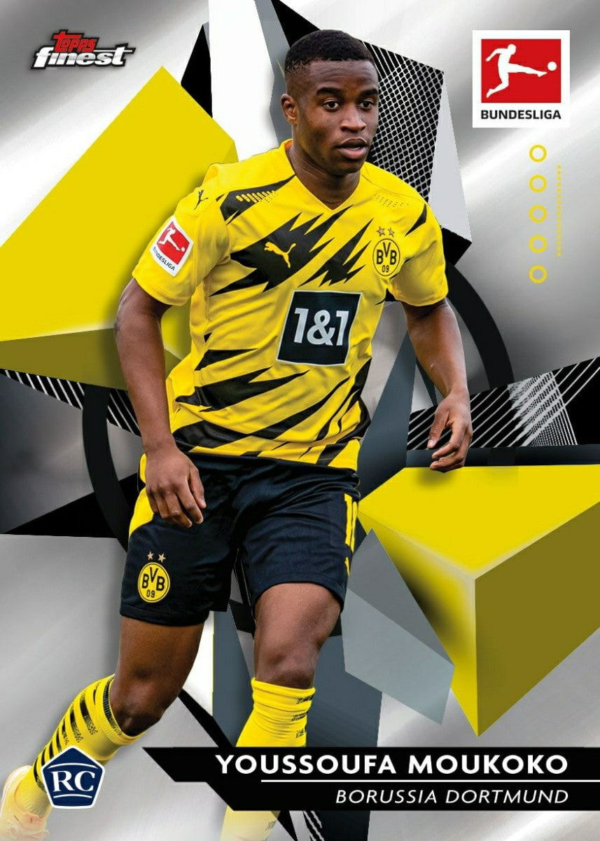2020/21 Topps Finest Bundesliga Soccer Hobby Box Taass for sale
