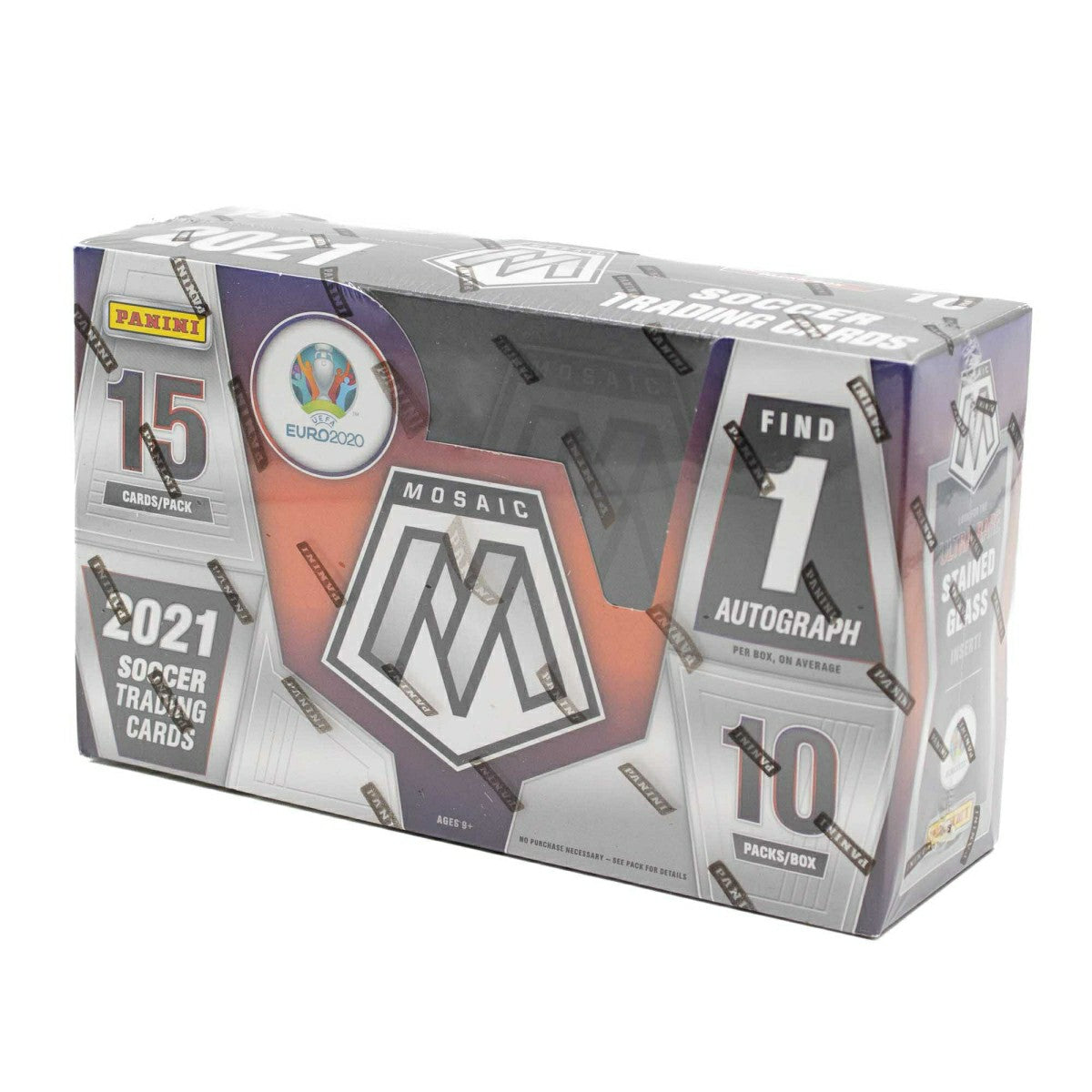 2020/21 Panini Mosaic UEFA Euro 2020 Soccer Hobby Box Classic