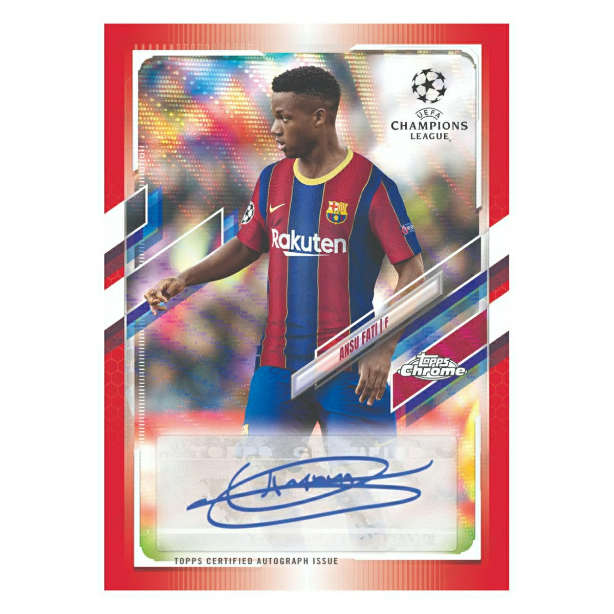 2020/21 Topps Chrome UEFA Champions League Soccer Hobby Box Lifestyle