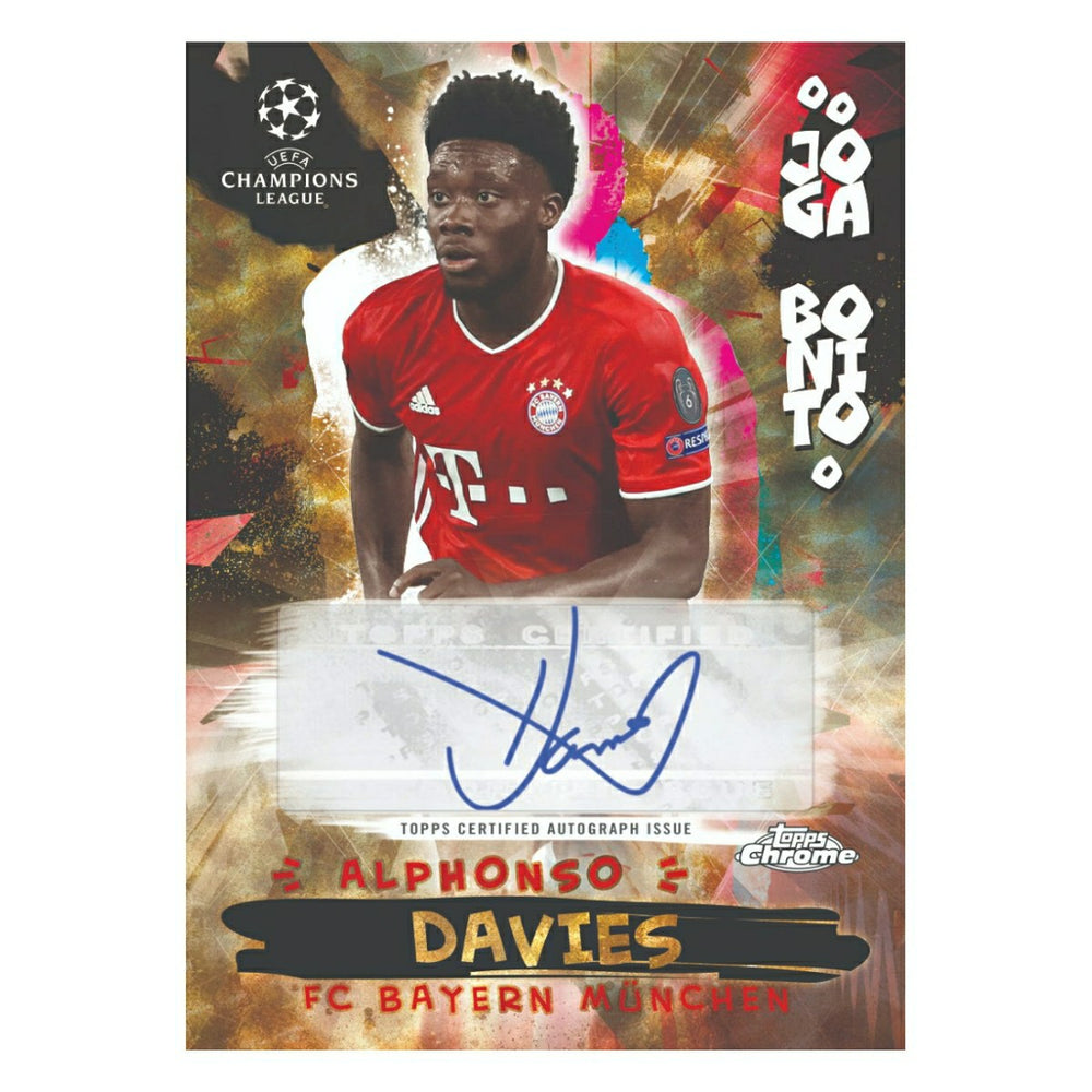 2020/21 Topps Chrome UEFA Champions League Soccer Hobby Box Lifestyle