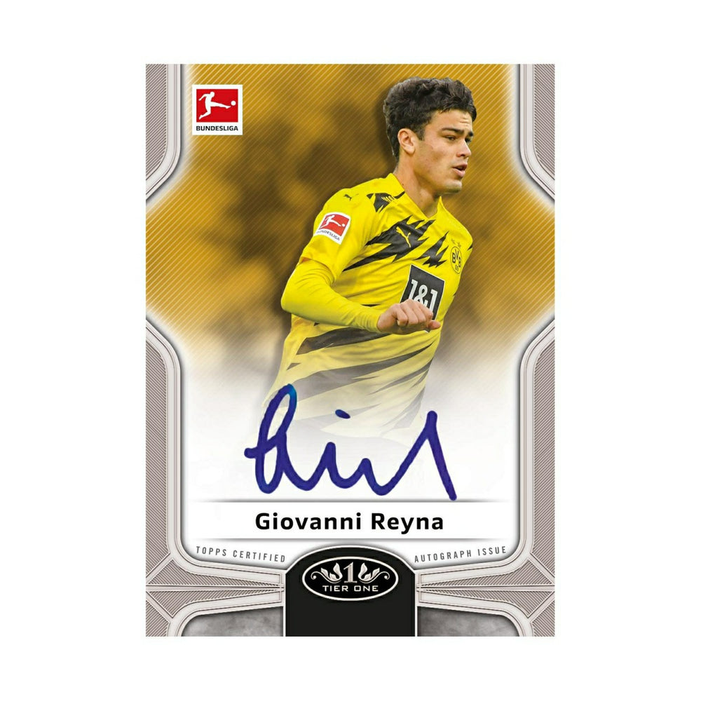 2020/21 Topps Tier One Bundesliga Soccer Hobby Box Taass for sale