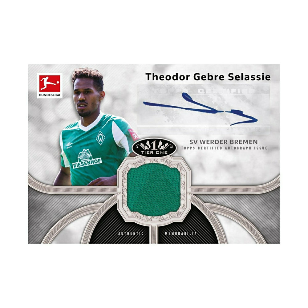 2020/21 Topps Tier One Bundesliga Soccer Hobby Box Taass for sale