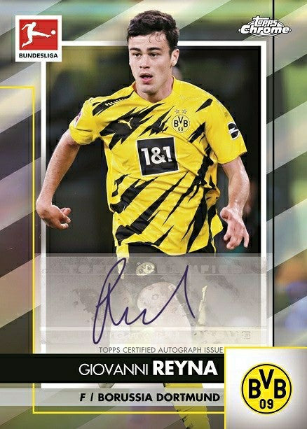 2020/21 Topps Chrome Bundesliga Soccer (Fussball) Hobby Box Taass US