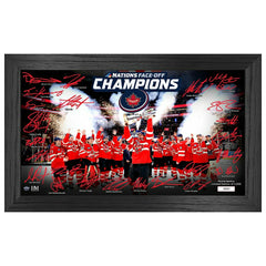 Team Canada 2025 4 Nations Face-Off Champions Signature Frame Fashion