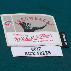 Nick Foles #9 Philadelphia Eagles 2017 Legacy Throwback NFL Jersey Green Classic