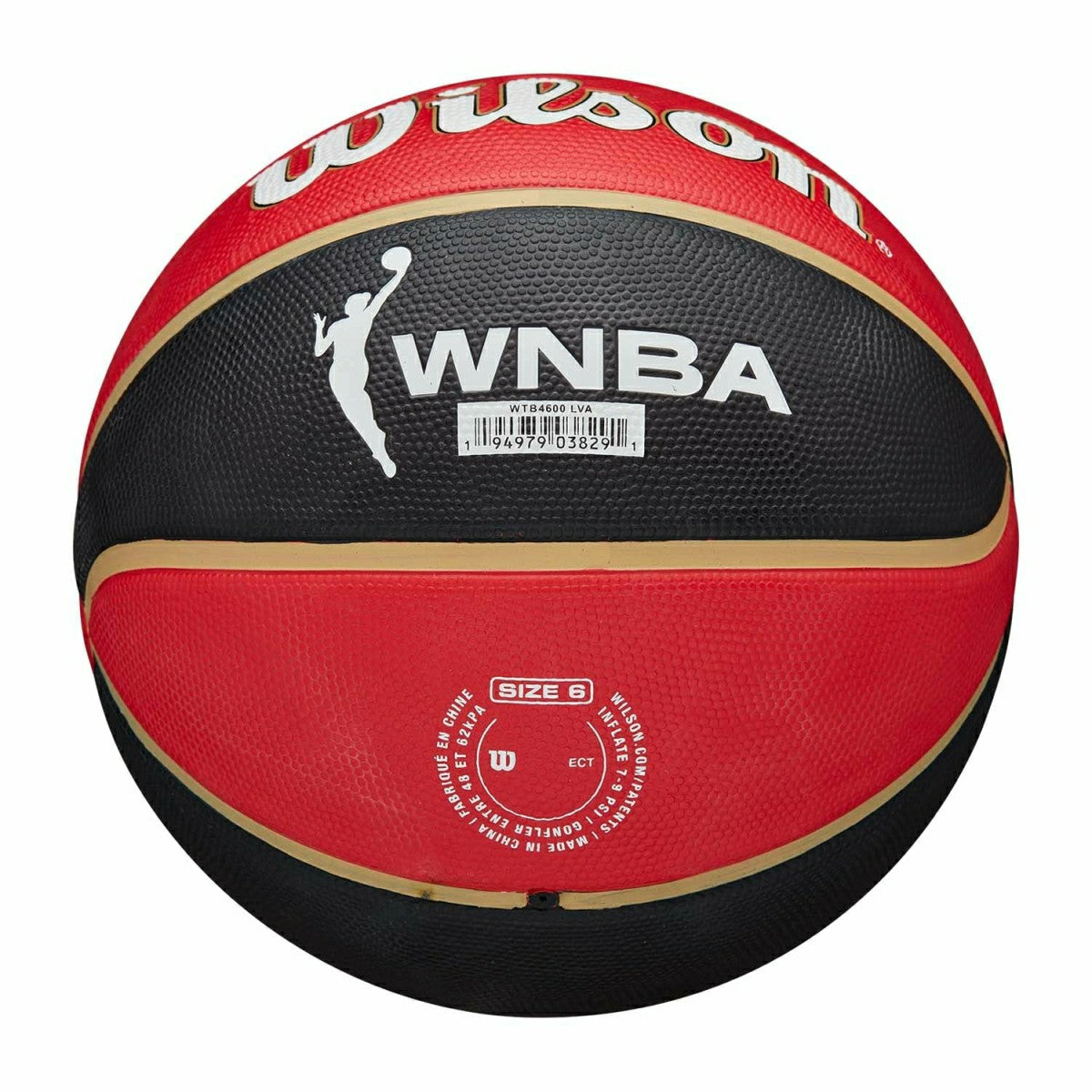 Las Vegas Aces Wilson Team Tribute WNBA Basketball (Size 6) Lifestyle