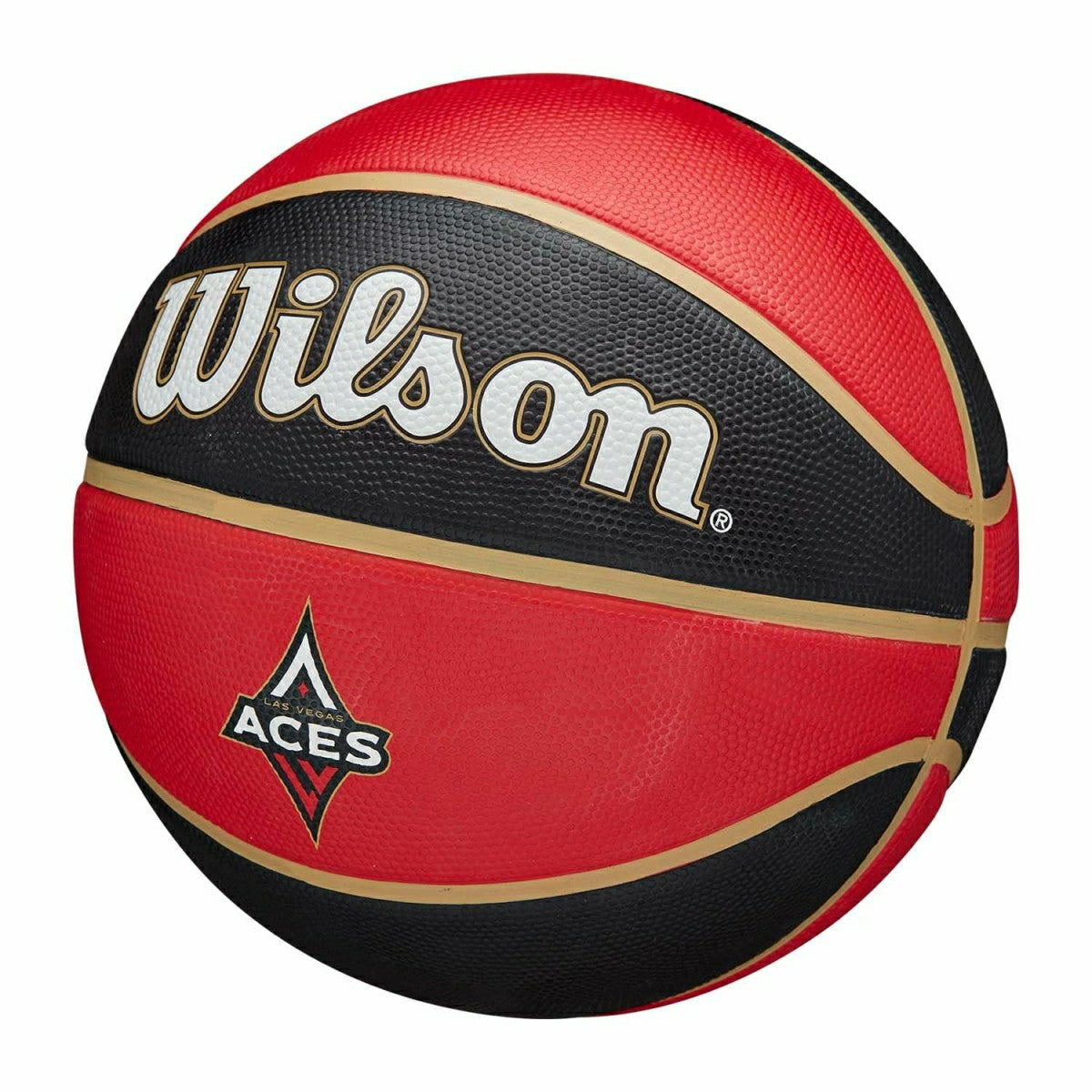 Las Vegas Aces Wilson Team Tribute WNBA Basketball (Size 6) Lifestyle