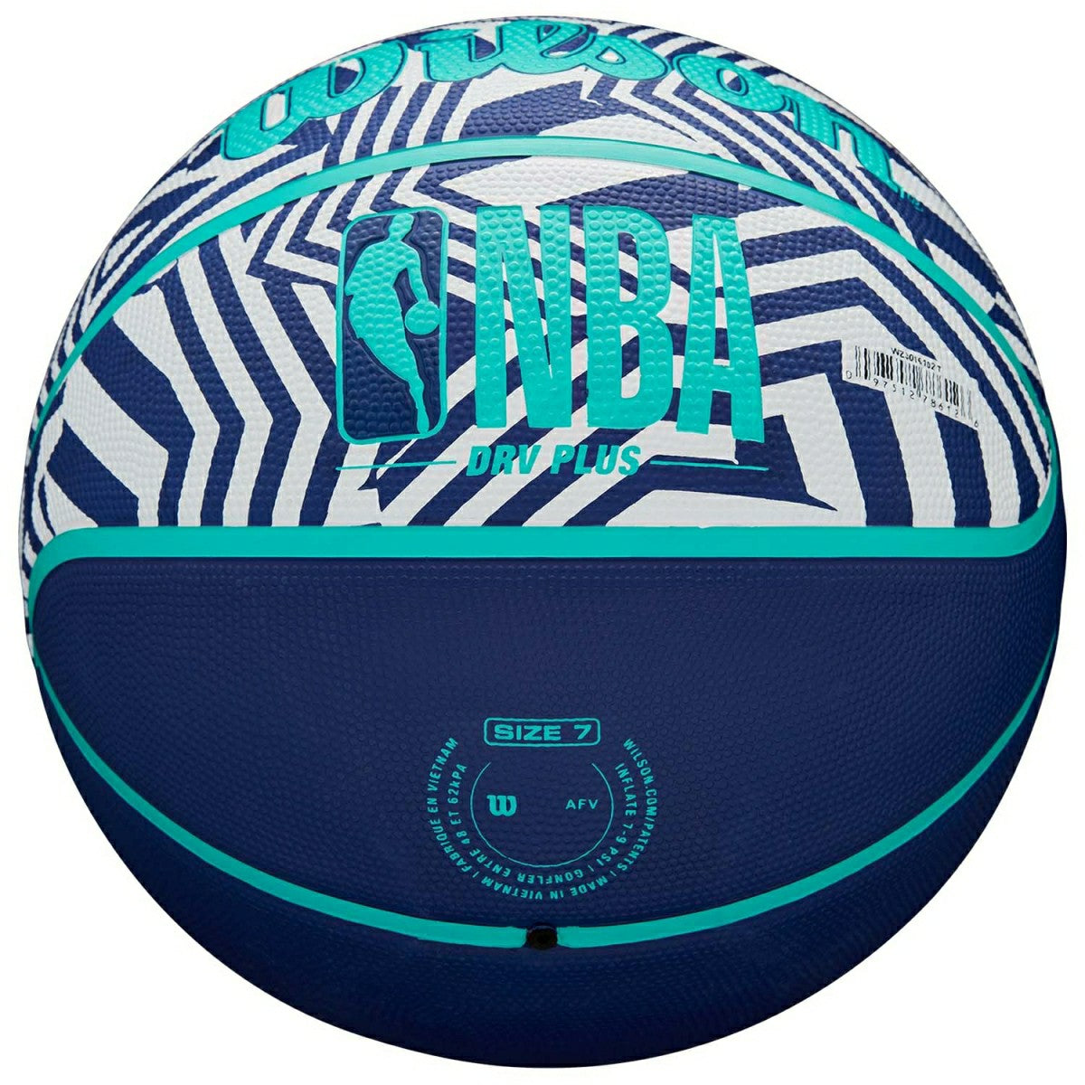 Wilson NBA DRV Plus Dazzle Camo Outdoor Basketball Blau (Size 7) Taass sale