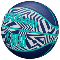 Wilson NBA DRV Plus Dazzle Camo Outdoor Basketball Blau (Size 7) Taass sale