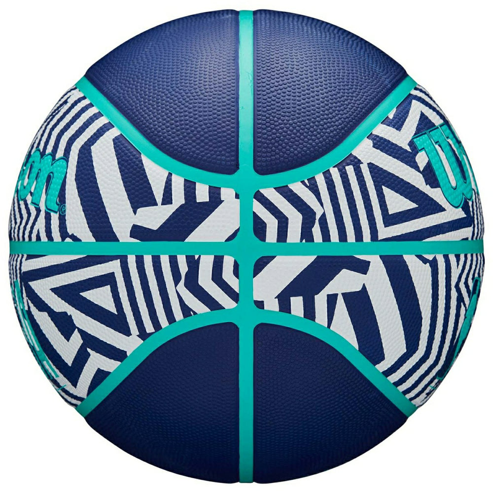 Wilson NBA DRV Plus Dazzle Camo Outdoor Basketball Blau (Size 7) Taass sale