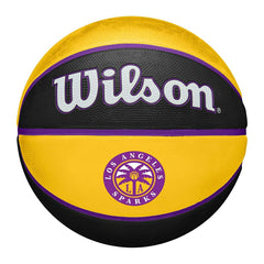 Los Angeles Sparks Wilson Team Tribute WNBA Basketball (Size 6) Fashion