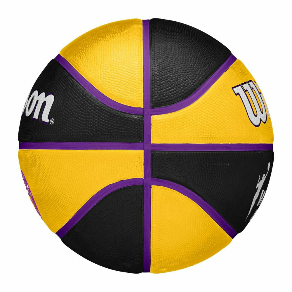 Los Angeles Sparks Wilson Team Tribute WNBA Basketball (Size 6) Fashion