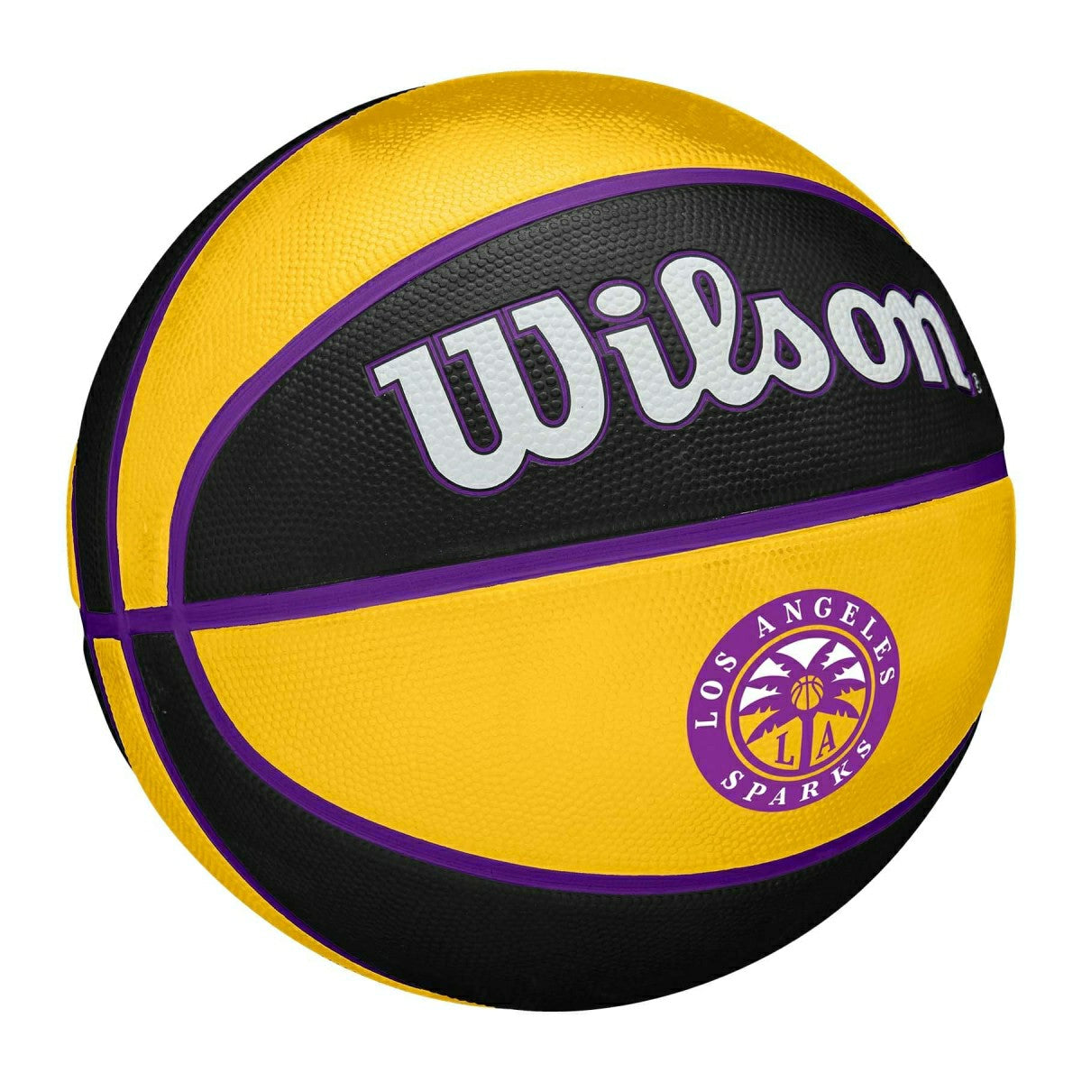 Los Angeles Sparks Wilson Team Tribute WNBA Basketball (Size 6) Fashion