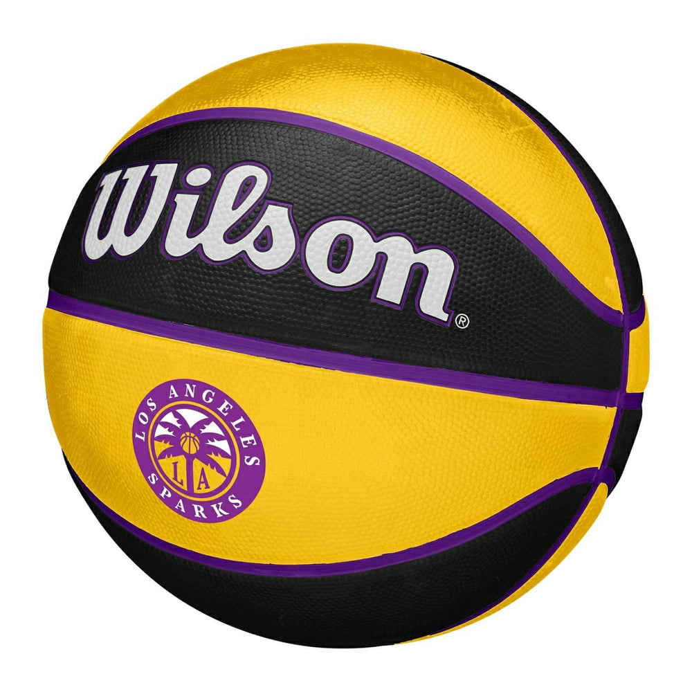 Los Angeles Sparks Wilson Team Tribute WNBA Basketball (Size 6) Fashion