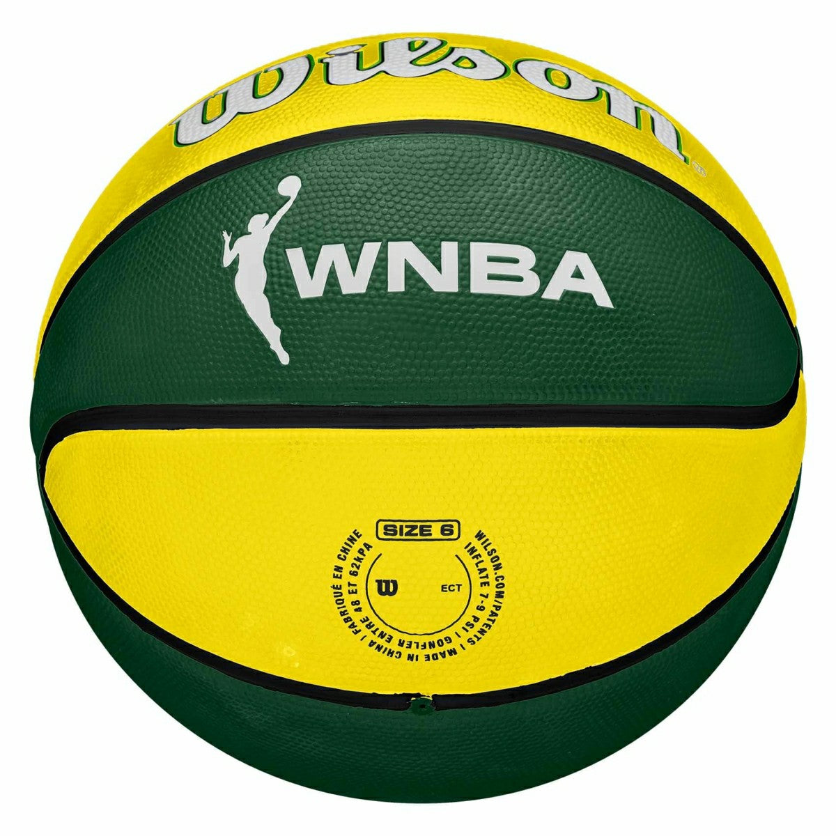 Seattle Storm Wilson Team Tribute WNBA Basketball (Size 6) Fashion