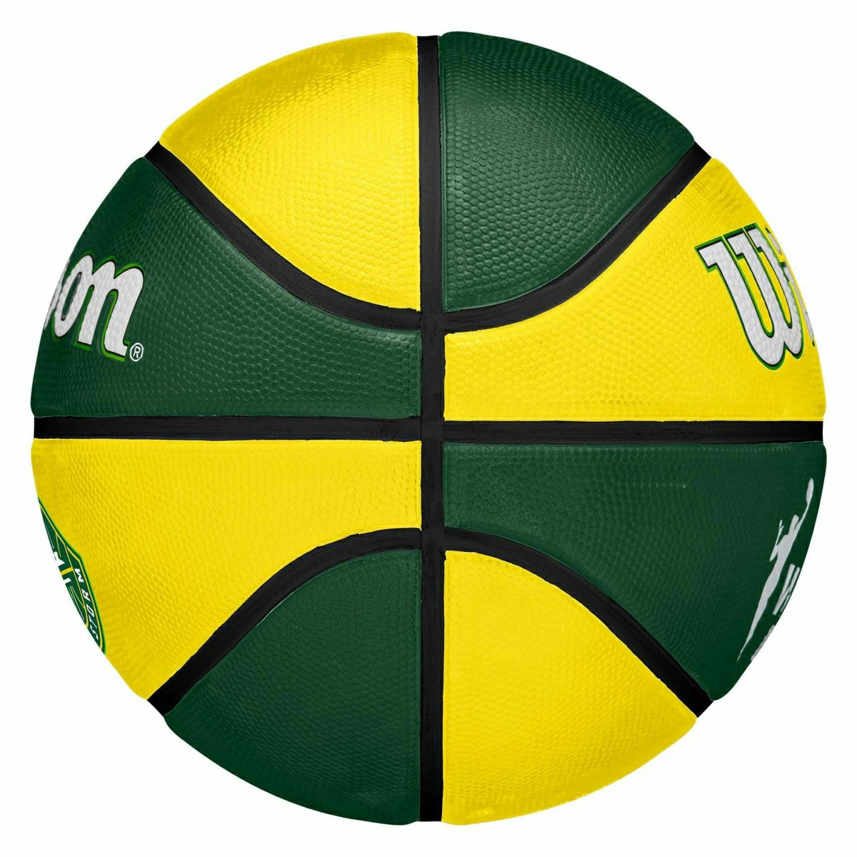 Seattle Storm Wilson Team Tribute WNBA Basketball (Size 6) Fashion