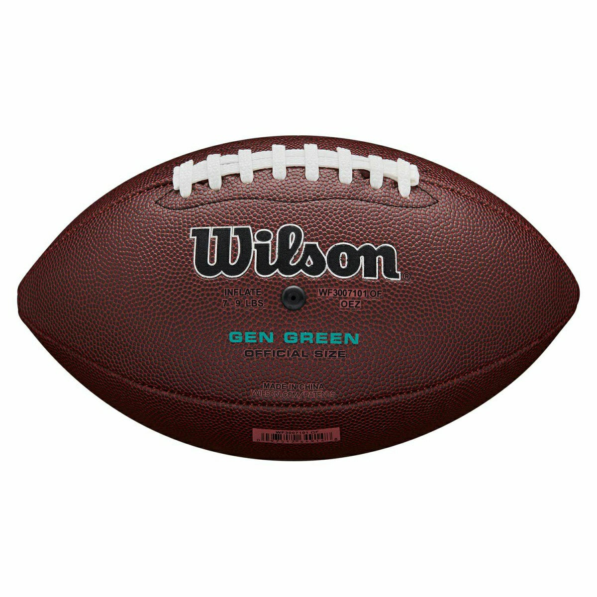 Wilson NFL Stride Pro Eco Official Size Football Braun (OFFICIAL SIZE) Taass US