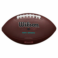Wilson NFL Stride Pro Eco Official Size Football Braun (OFFICIAL SIZE) Taass US