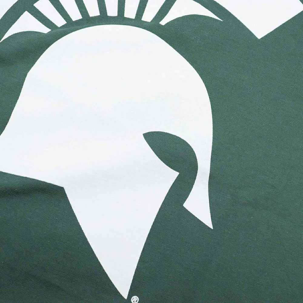 Michigan State Spartans Primary Logo NCAA T-Shirt Green Lifestyle