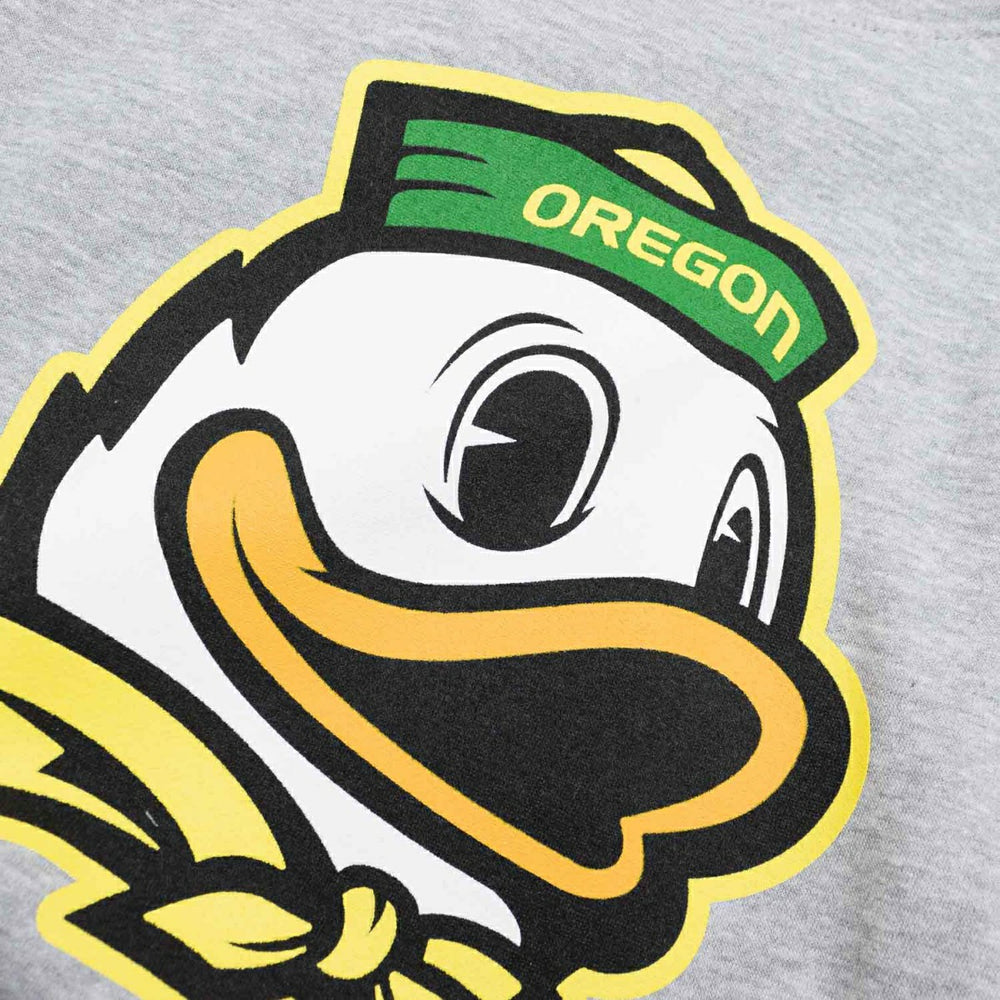 Oregon Ducks Primary Logo NCAA Hoodie Grey Taass sale