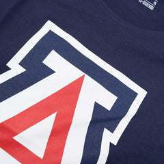 Arizona Wildcats Primary Logo NCAA T-Shirt Navy Fashion