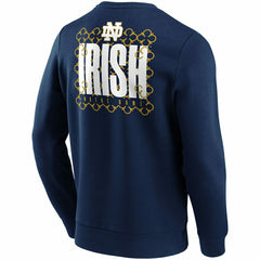 Notre Dame Fighting Irish "IRISH" Crew Sweatshirt Navy Lifestyle