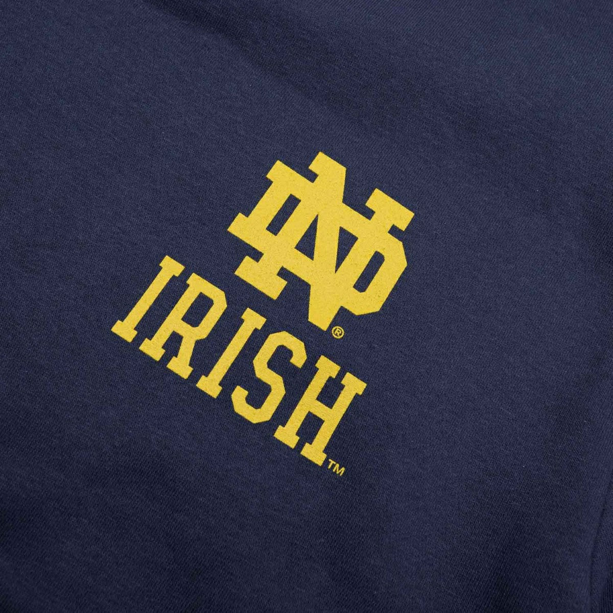 Notre Dame Fighting Irish "IRISH" Crew Sweatshirt Navy Lifestyle