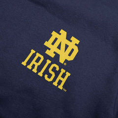Notre Dame Fighting Irish "IRISH" Crew Sweatshirt Navy Lifestyle