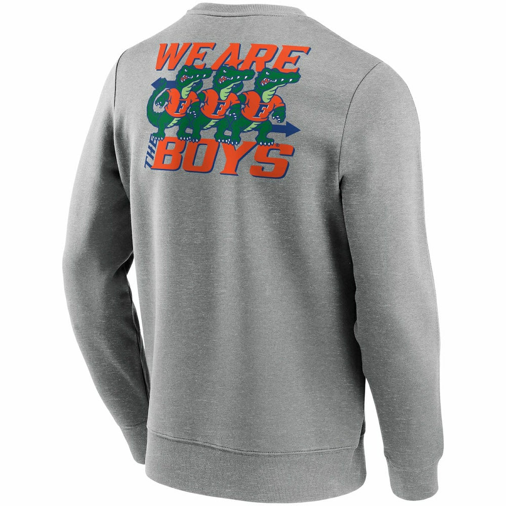 Florida Gators We Are Gator Boys Crew Sweatshirt Gray Taass for sale