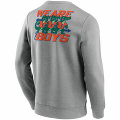 Florida Gators We Are Gator Boys Crew Sweatshirt Gray Taass for sale