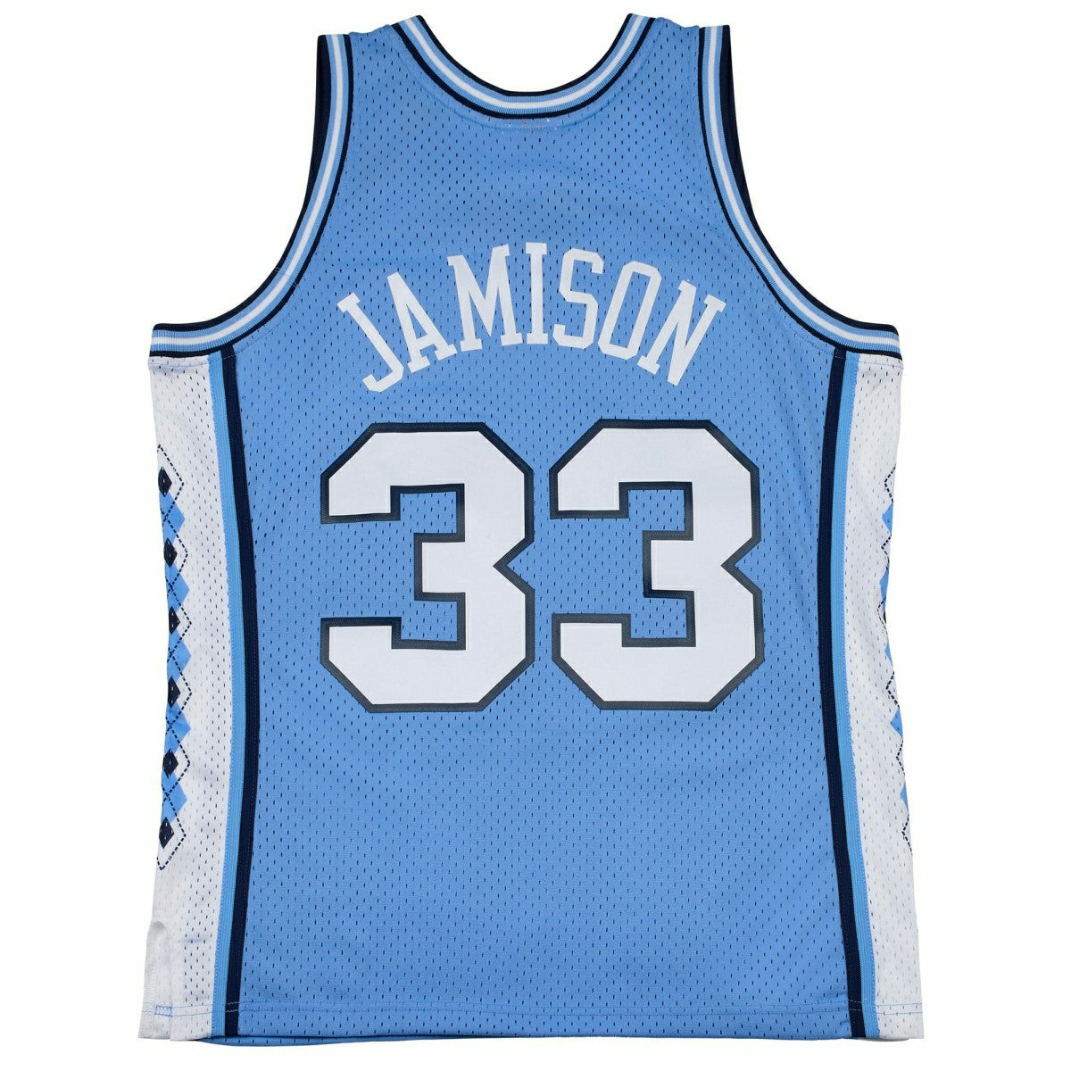 Antawn Jamison #33 North Carolina 1995-96 Mitchell & Ness Swingman NCAA Jersey Blue Lifestyle