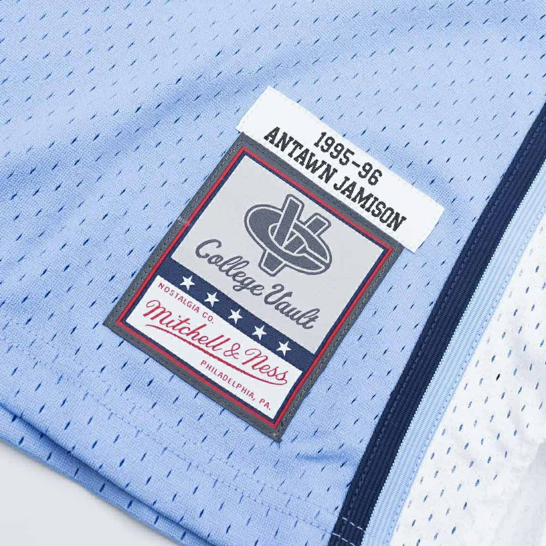 Antawn Jamison #33 North Carolina 1995-96 Mitchell & Ness Swingman NCAA Jersey Blue Lifestyle