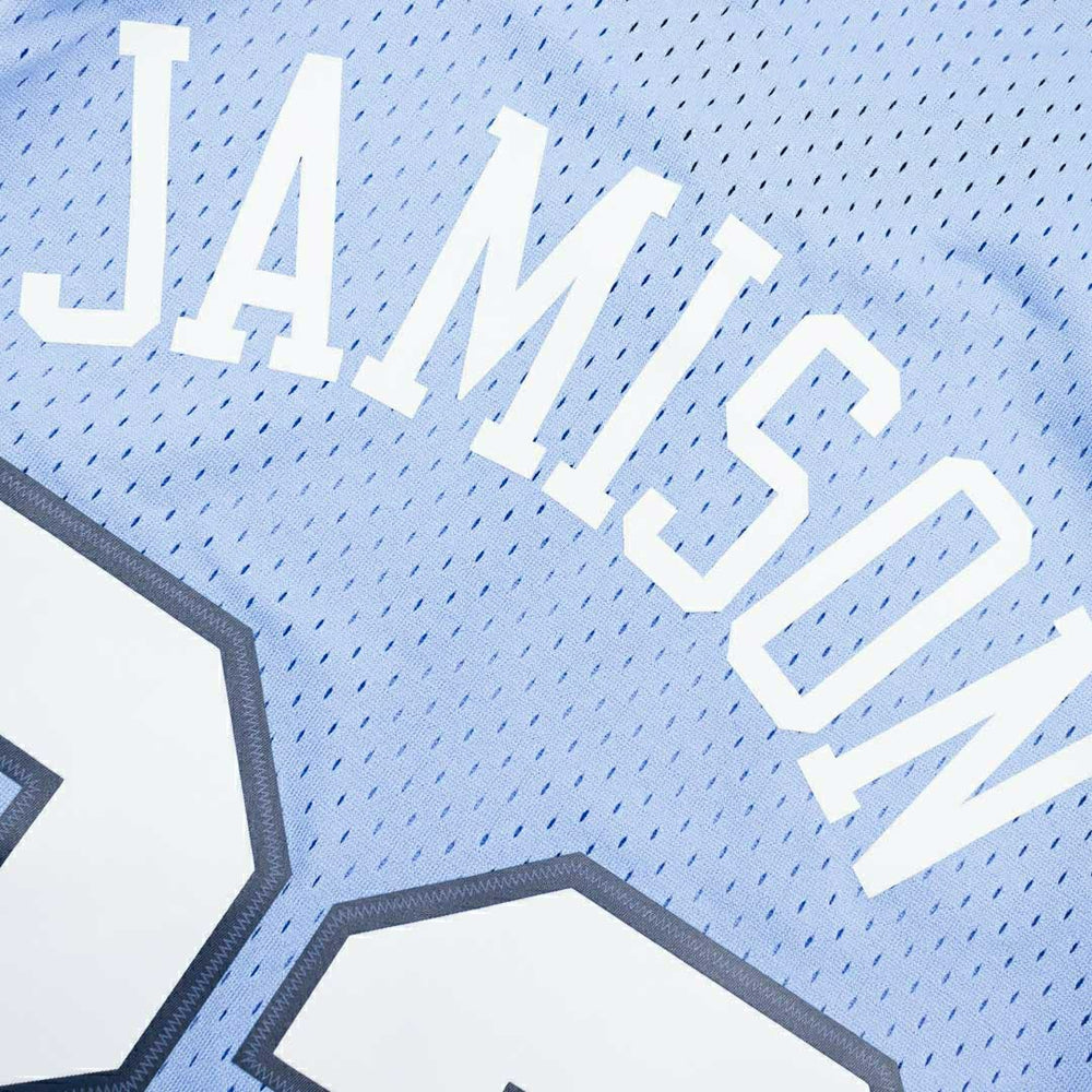 Antawn Jamison #33 North Carolina 1995-96 Mitchell & Ness Swingman NCAA Jersey Blue Lifestyle