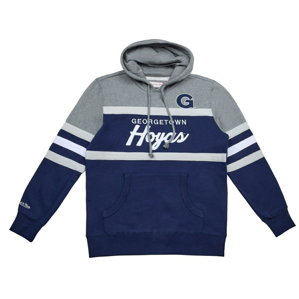 Georgetown Hoyas Head Coach Mitchell & Ness NCAA College Vault Hoodie Taass for sale
