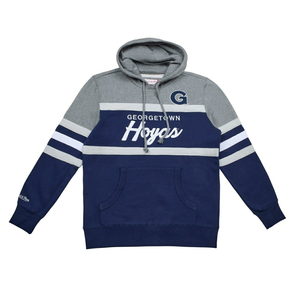 Georgetown Hoyas Head Coach Mitchell & Ness NCAA College Vault Hoodie Taass for sale
