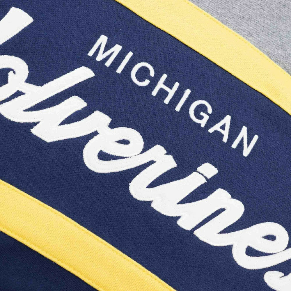 Michigan Wolverines Head Coach Mitchell & Ness NCAA College Vault Hoodie Taass US