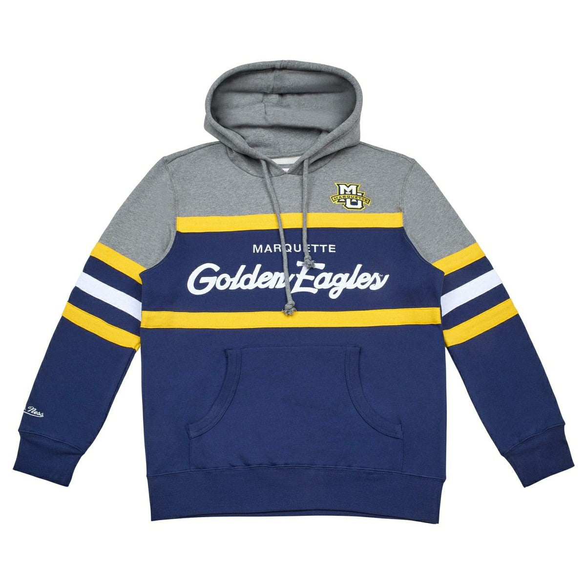 Marquette Golden Eagles Head Coach Mitchell & Ness NCAA College Vault Hoodie Fashion