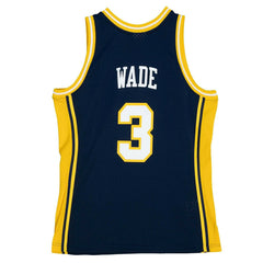 Dwyane Wade #3 Marquette University 2002-03 Mitchell & Ness Swingman NCAA Jersey Navy Taass sale