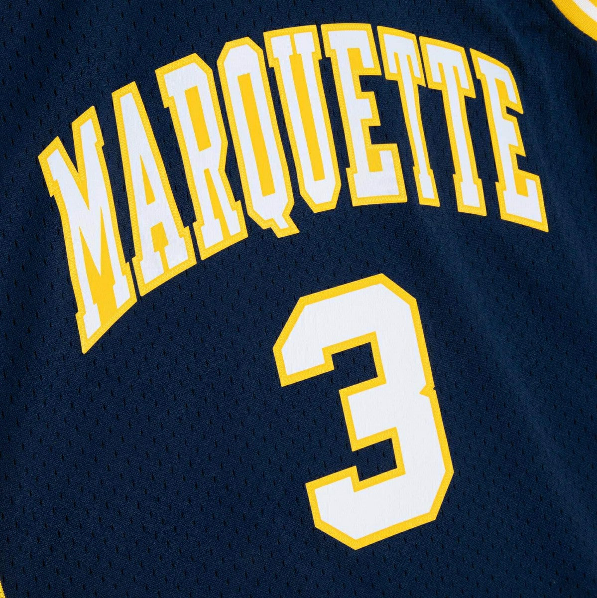 Dwyane Wade #3 Marquette University 2002-03 Mitchell & Ness Swingman NCAA Jersey Navy Taass sale