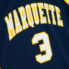 Dwyane Wade #3 Marquette University 2002-03 Mitchell & Ness Swingman NCAA Jersey Navy Taass sale