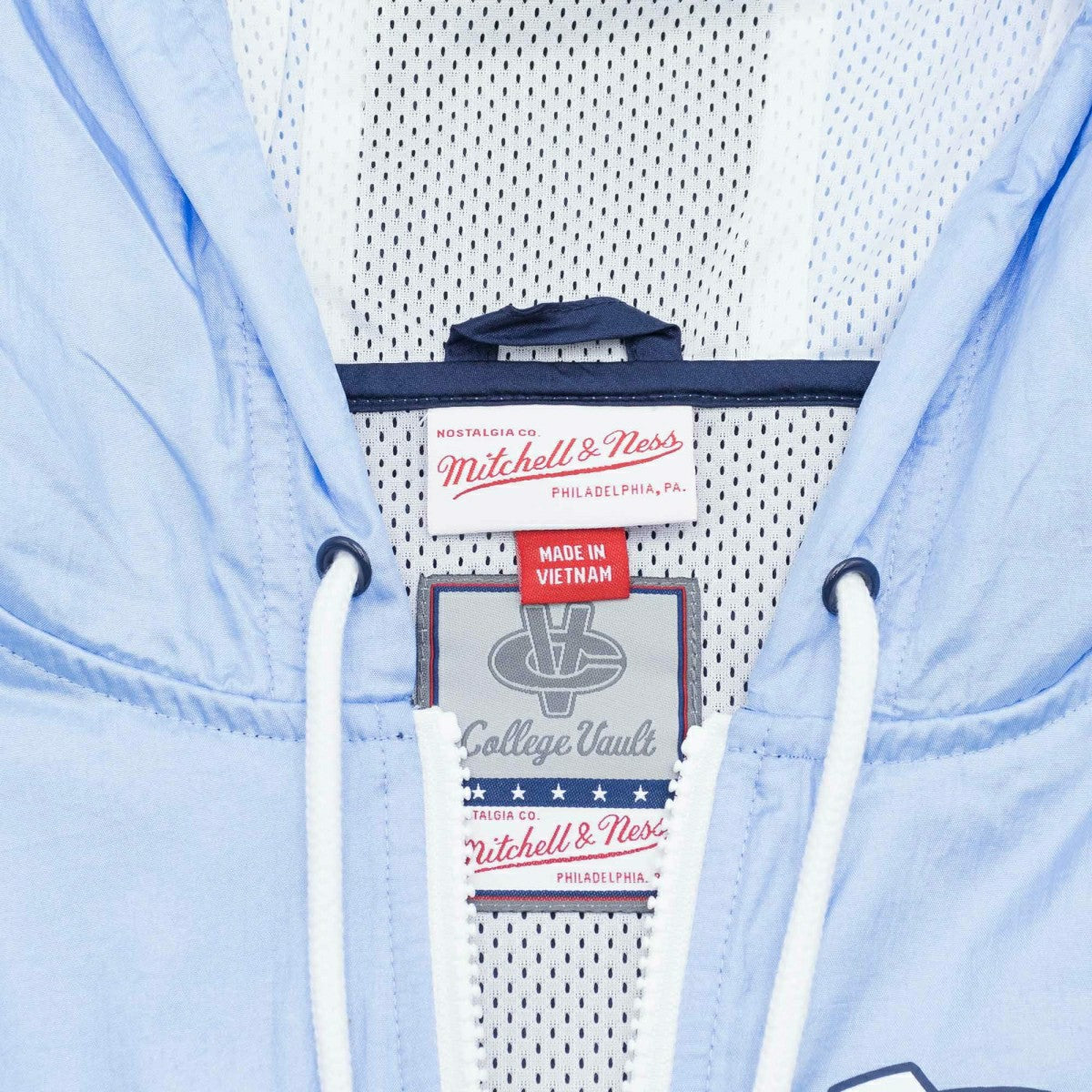 North Carolina Tar Heels Highlight Reel Mitchell & Ness NCAA Windbreaker Jacket Taass sale