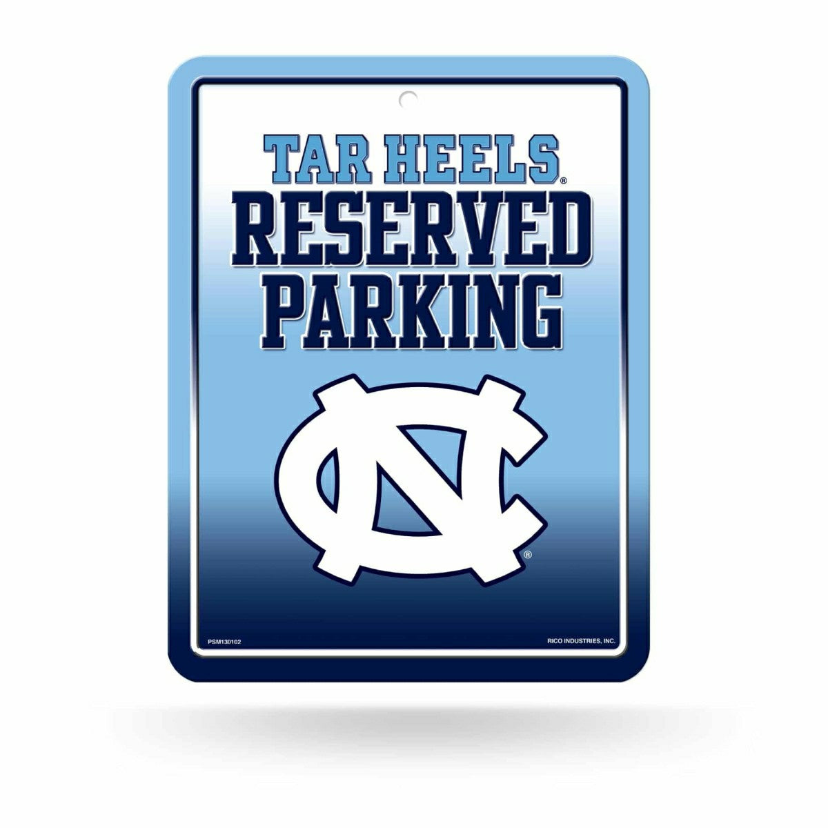 North Carolina Tar Heels Reserved Parking NCAA Metal Sign Taass for sale