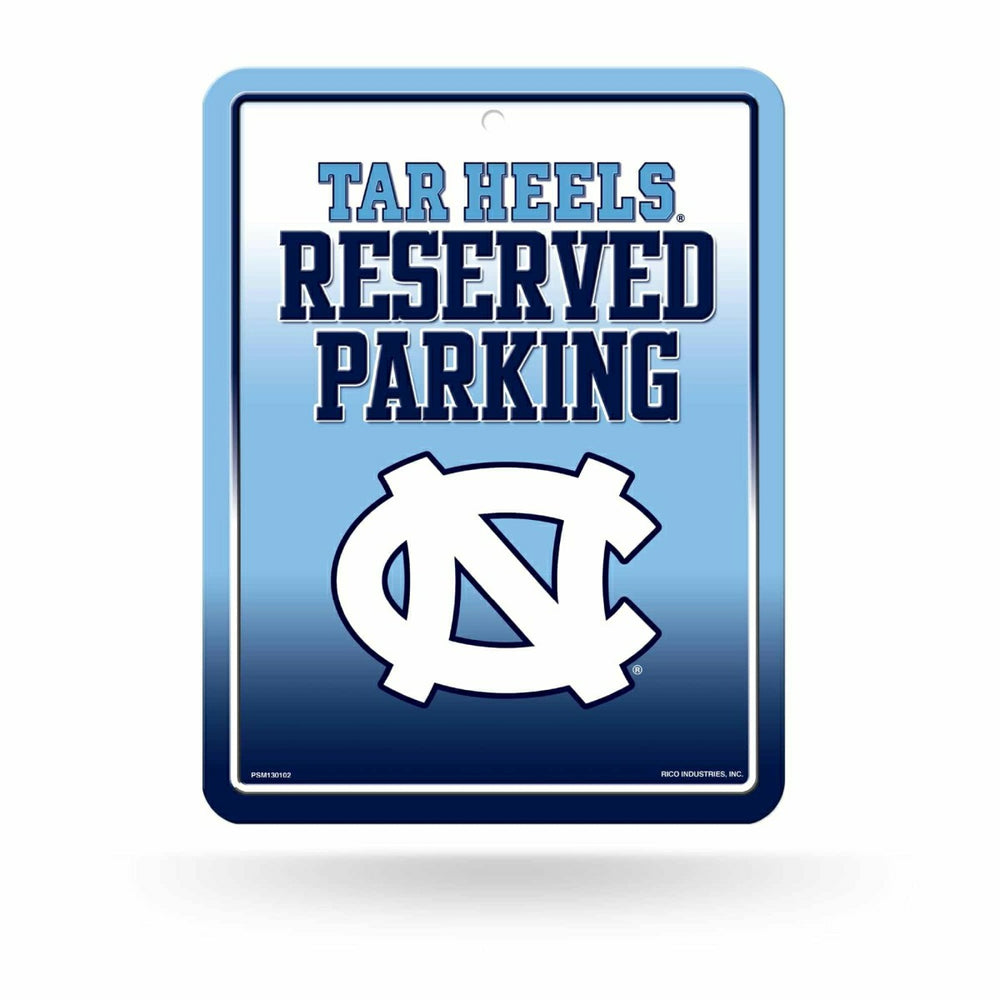 North Carolina Tar Heels Reserved Parking NCAA Metal Sign Taass for sale