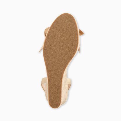 Rozette Ruffle Wedge