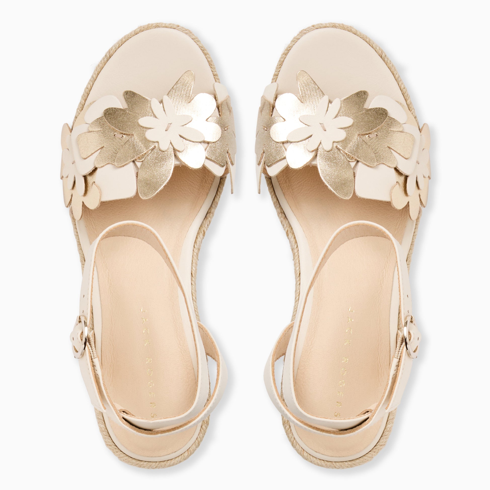 Talahi Flower Wedge Heel