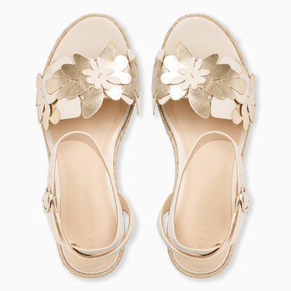 Talahi Flower Wedge Heel